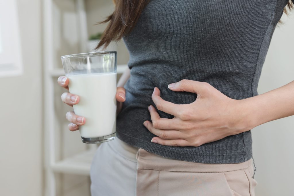 Intolérance au lactose, mal de ventre